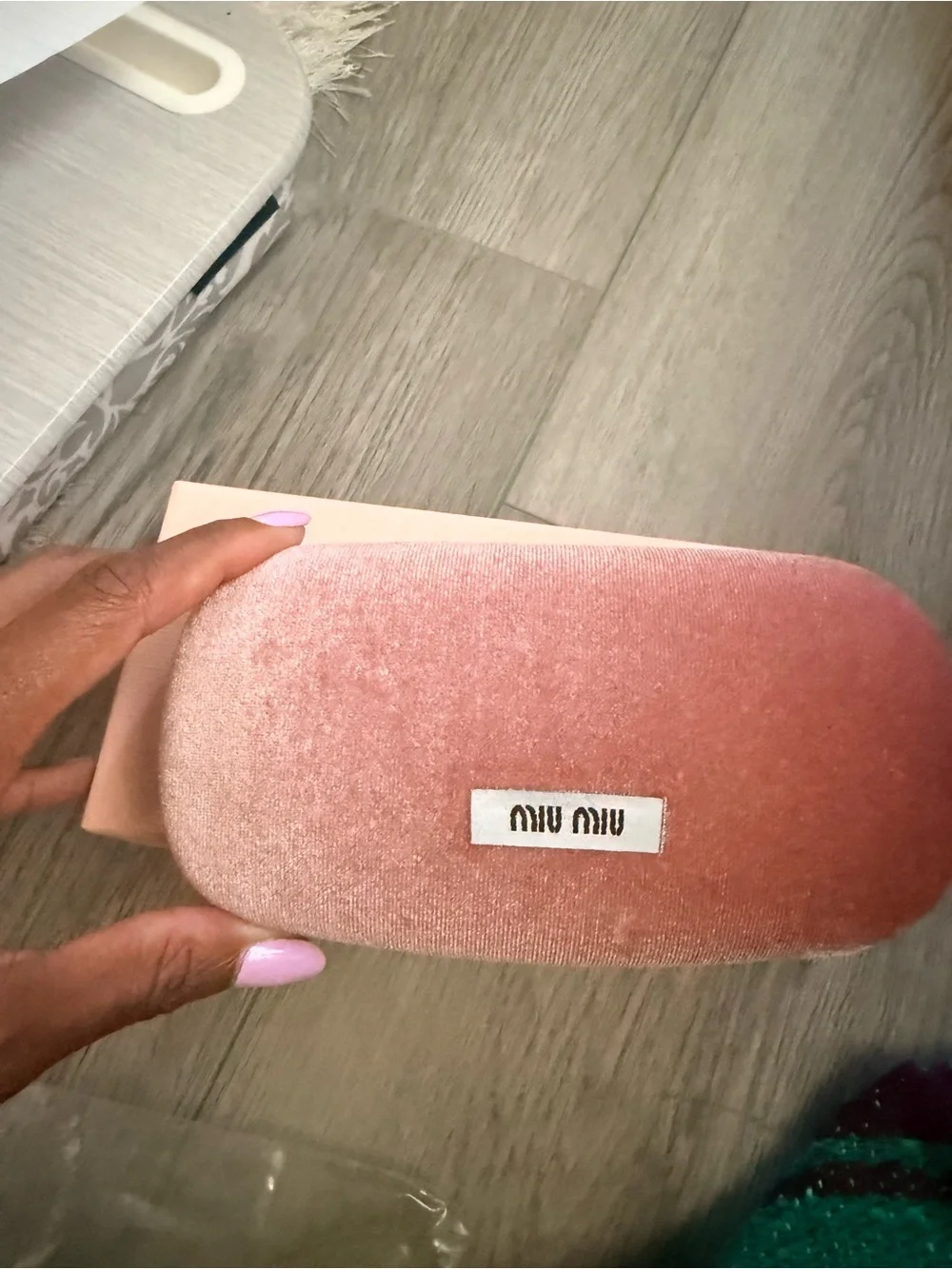 Miu Miu soft velvet